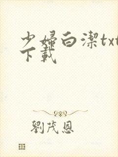 少妇白洁txt下载