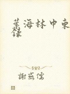 叶海林中东风云录