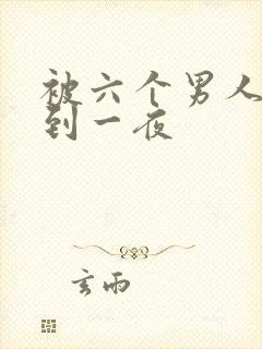 被六个男人躁J到一夜