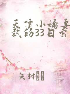 天价小娇妻,总裁的33日索情全文免费