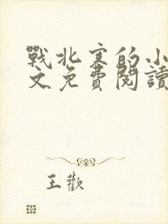 战北寒的小说全文免费阅读无弹窗