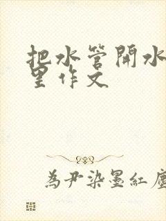 把水管开水放B里作文