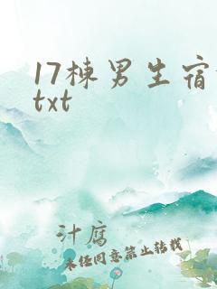 17栋男生宿舍txt