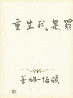 重生我是罗成