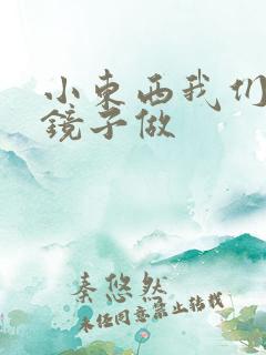 小东西我们对着镜子做