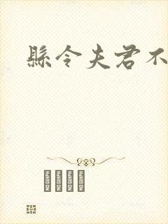 县令夫君不升堂