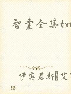 智囊全集txt