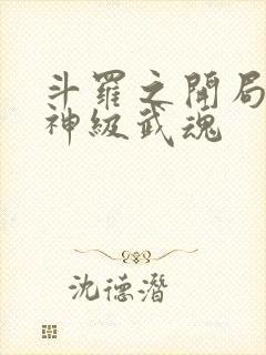 斗罗之开局签到神级武魂