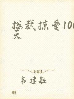 总裁掠爱100天