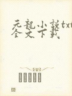 元龙小说txt全文下载