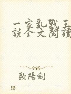 一家乱战王芳小说全文阅读