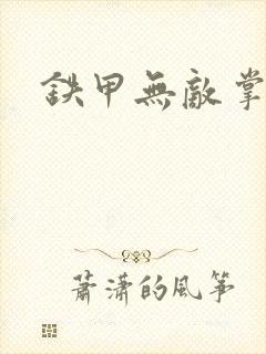 铁甲无敌掌门人