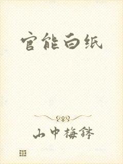 官能白纸