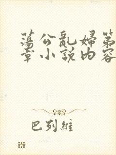 荡公乱妇第51章小说内容