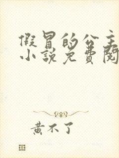 假冒的公主大人小说免费阅读