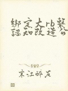 绑定大rb系统认知改造公车