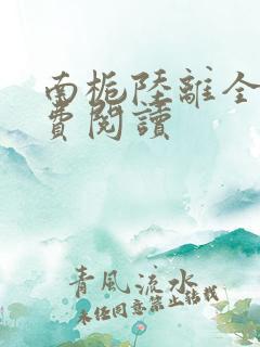 南栀陆离全文免费阅读