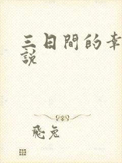 三日间的幸福小说
