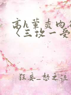 高h荤爽肉欲文〈三攻一受〉视频