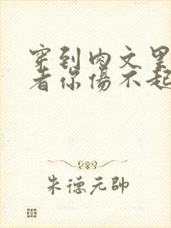 穿到肉文里的作者你伤不起