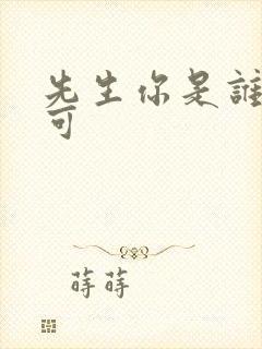 先生你是谁林亦可