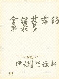 金银花露的哪个车最多