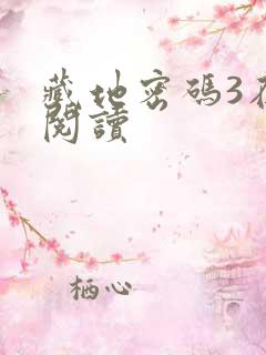 藏地密码3在线阅读