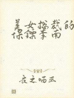 美女总裁的护花保镖李南