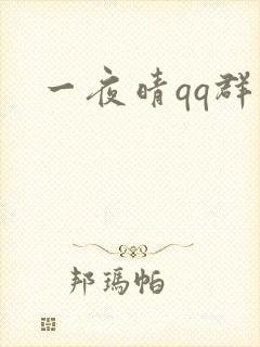 一夜晴qq群