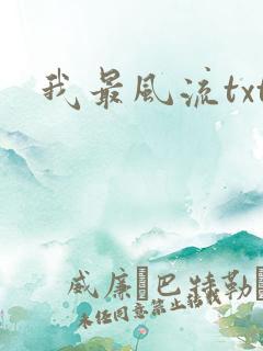 我最风流txt