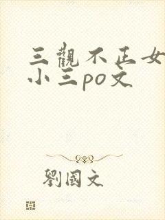 三观不正女主是小三po文