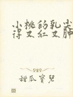 小桃的乳尖被吸得又红又肿