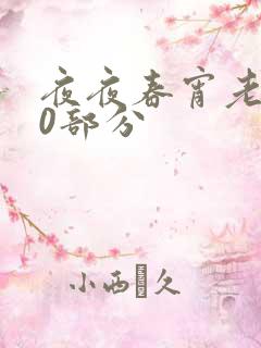 夜夜春宵老扒40部分