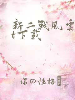 新二战风云txt下载