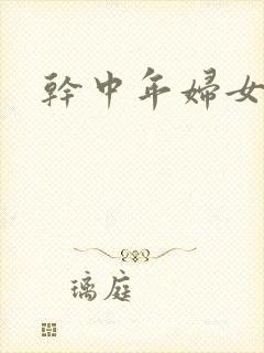 干中年妇女小说