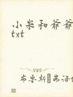 小米和爷爷全篇txt