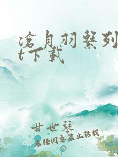 沧月羽系列txt下载