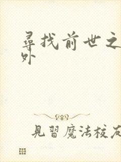 寻找前世之旅番外