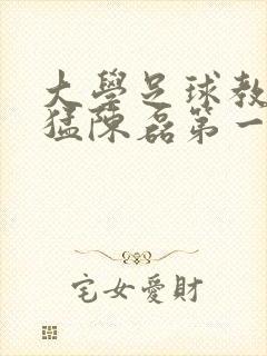 大学足球教练王猛陈磊第一篇