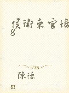 侯卫东官场笔记8