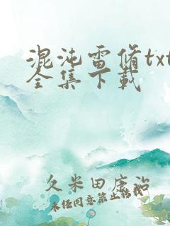 混沌雷修txt全集下载