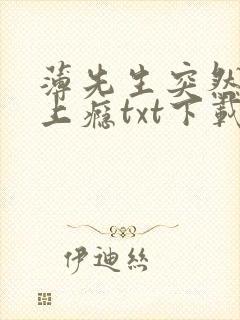 薄先生突然黏她上瘾txt下载