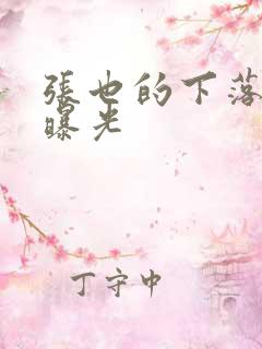 张也的下落终于曝光