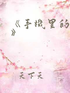 《手机里的秘密》