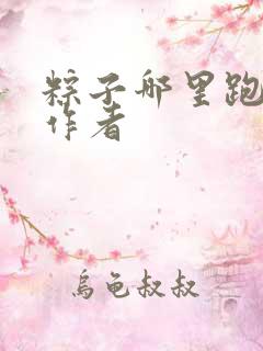 粽子哪里跑小说作者