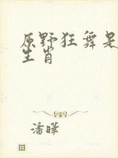 原野狂舞是什么生肖