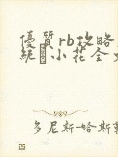 优质rb攻略系统寀小花全文免费阅读