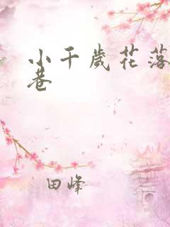 小千岁花落乌衣巷