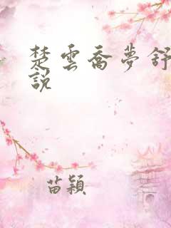 楚云乔梦舒的小说