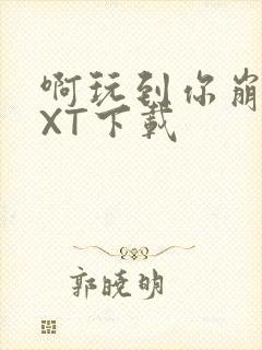 啊玩到你崩溃TXT下载